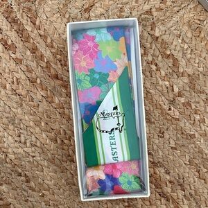 Masters NWT Augusta Colorful Floral Golf Twillie - Hat Scarf
